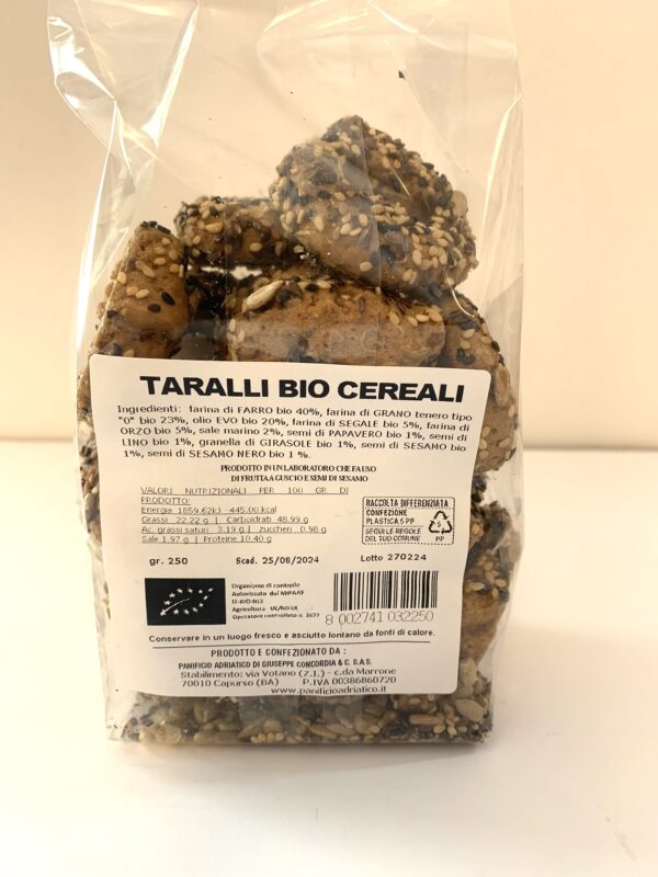 taralli bio cereali