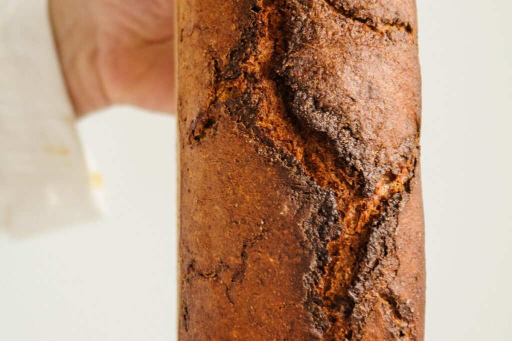 crosta di pane artigianale di grani antichi