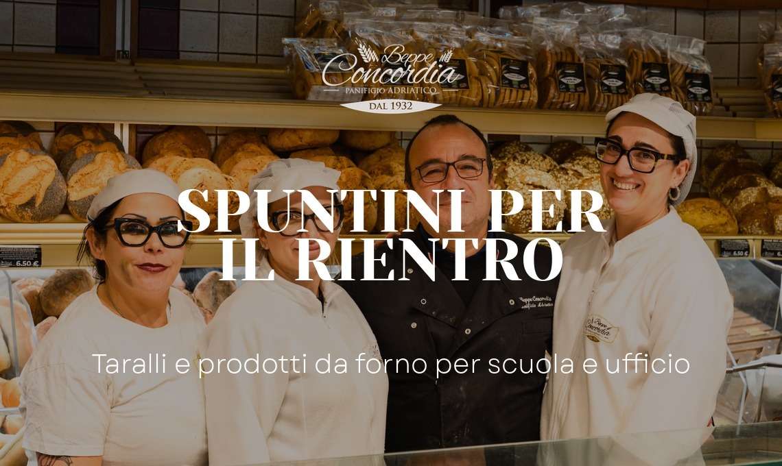 spuntini scuola ufficio taralli | Panificio Adriatico